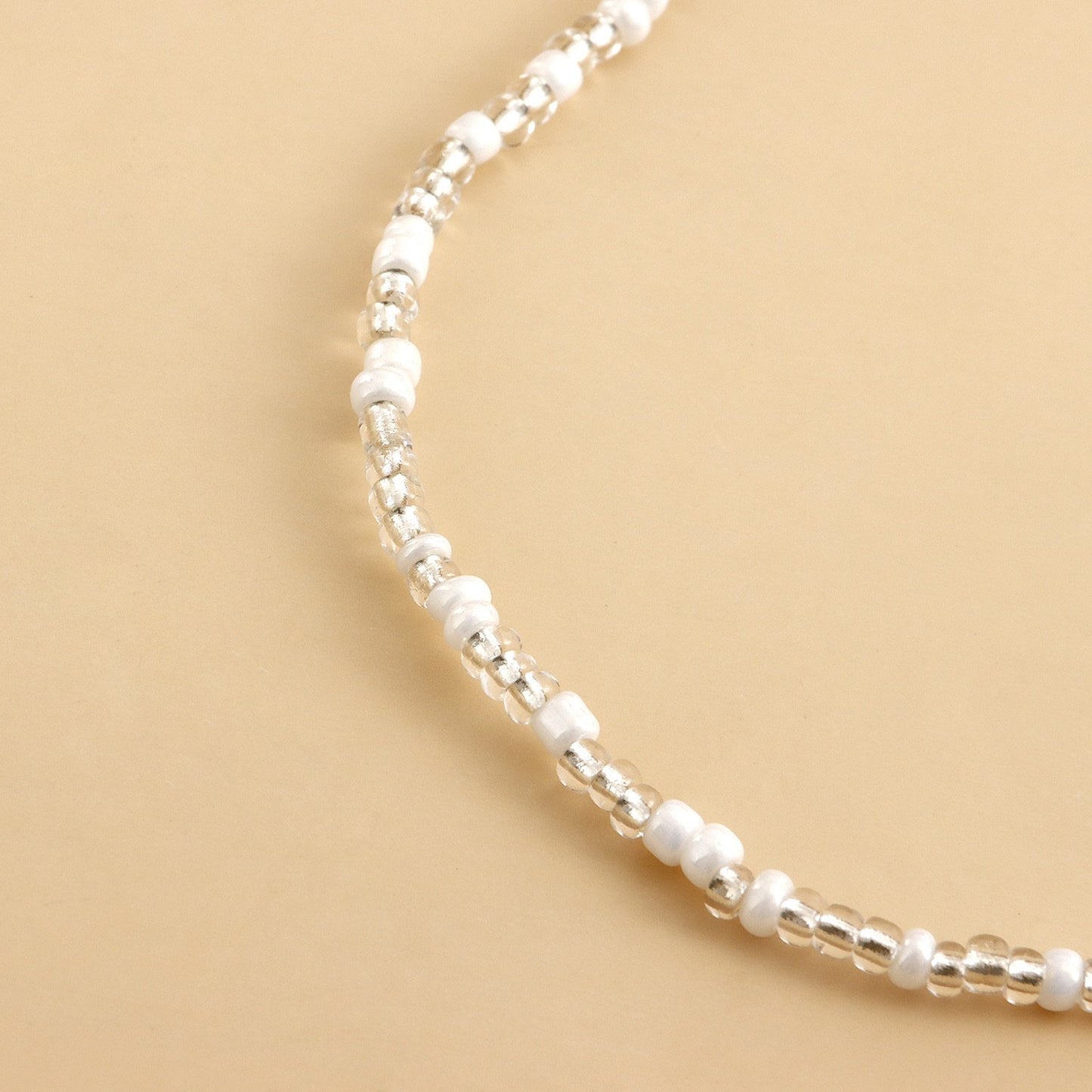 Fashion Jewelry Simple Fashion Crystal Spice Girl Leg Chain Feminine Temperament Rice Beads Elastic Rope Body Chain