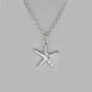 Fashion Jewelry Simple Starfish Pentagram Necklace Female Pendant Clavicle Chain Electroplated Gold and Silver