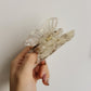 F433 Elegant atmosphere hollow butterfly hair clip female niche lazy grab clip light luxury net red geometric shark clip