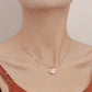 Jewelry light luxury flower mother-of-pearl pendant necklace female clavicle chain personality versatile niche design necklace