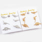 Spring Small Animal Dinosaur Set Personality Earrings Couple Earrings Earrings Studs