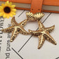 Starfish Shell Earrings Beach Party Earrings Earrings Show Face Thin Jewelry Stall