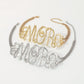 N1811 Jewelry ZA Exaggerated Letter Cool Necklace Retro Trendy Temperament Hip-Hop Necklace