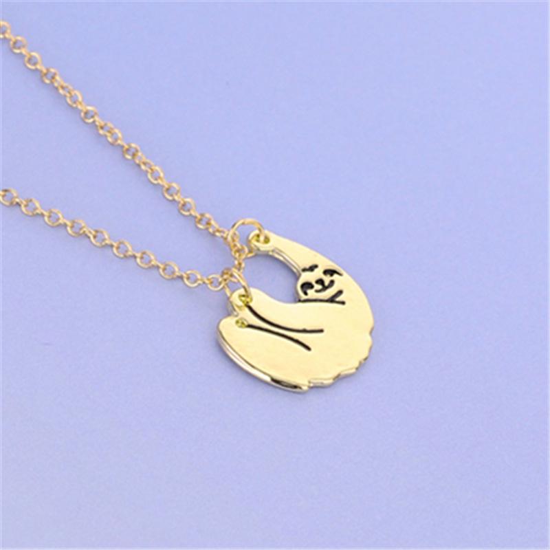 Jewelry Cute Personality Sloth Necklace Little Lazy Delicate Clavicle Chain