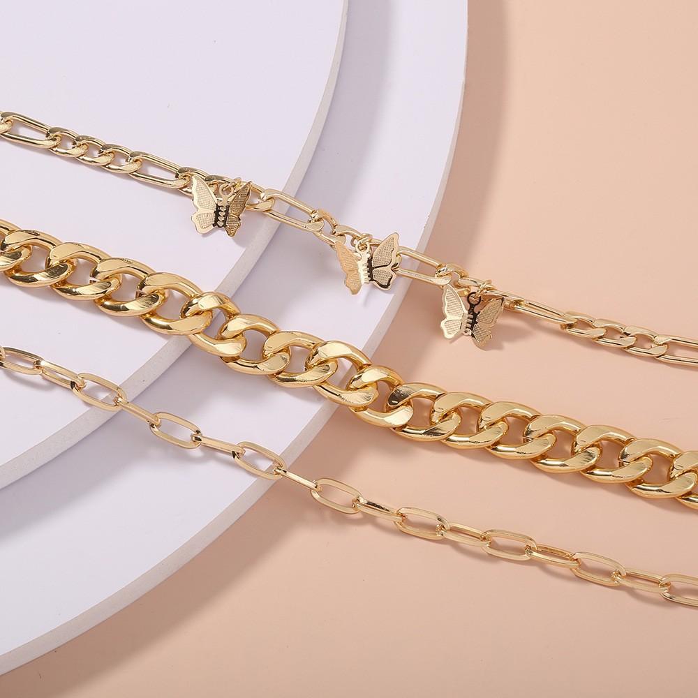 Simple Chain Bracelet Fashion Mix and Match Butterfly Bracelet Hand Decoration Stacking Combination