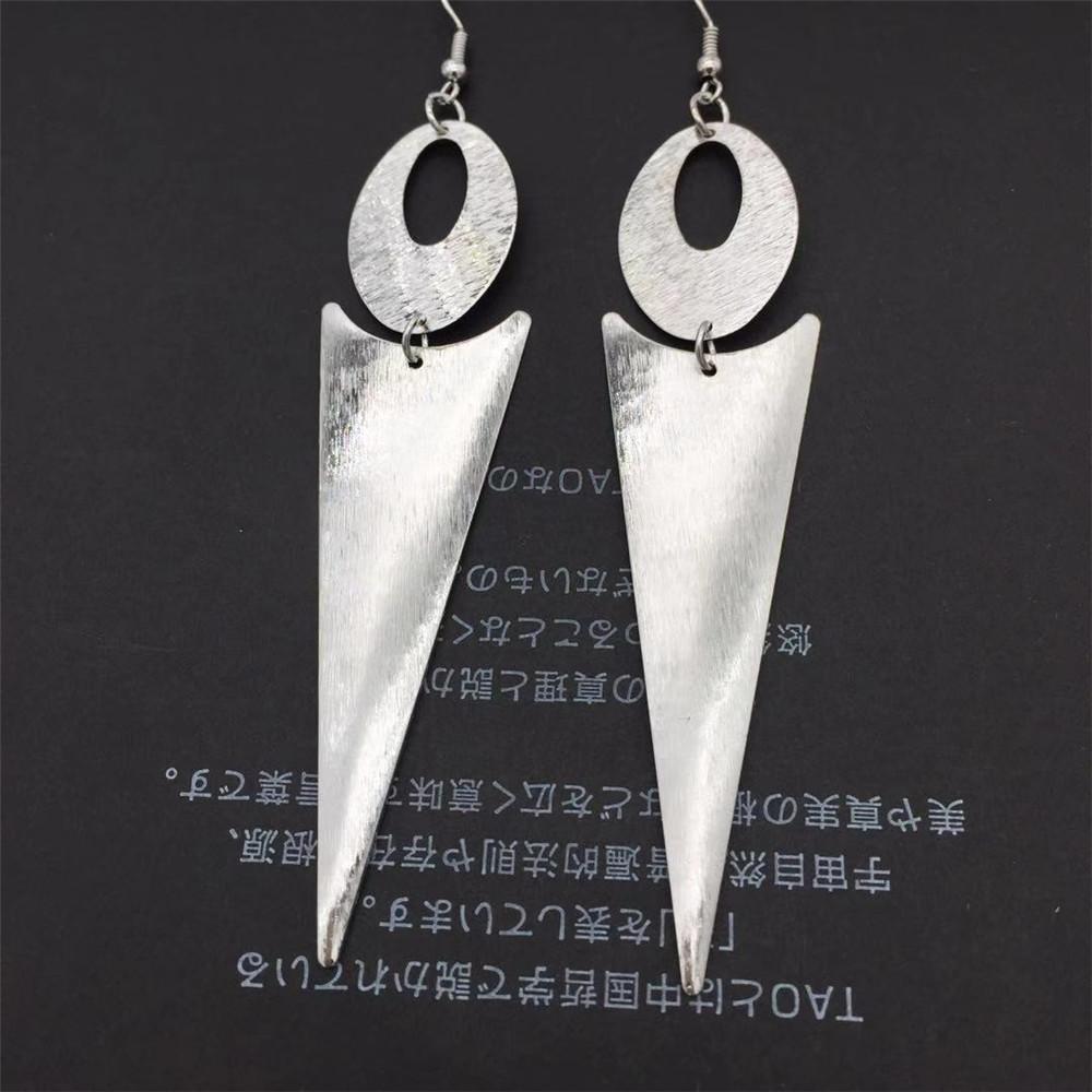 Arrow exaggerated earrings creative glamorous long earrings stage performance jewelry earrings