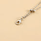 Jewelry Sexy Stretch Double Layer Ball Chain Body Chain Metal Crescent Moon Pendant Tassel Thigh Chain