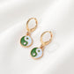 Gossip earrings ins same style metal yin and yang Tai Chi earrings round earrings earrings