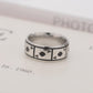 Jewelry Lucky Spades A Titanium Steel Ring Ring Mirror Magic Poker Stainless Steel Ring