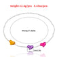 Jewelry fairy white rice beads color big peach heart leg chain accessories female elastic rope body chain