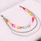 Resin transparent fruit color chain color fashion multi-layer chain trend U-shaped socket pants chain