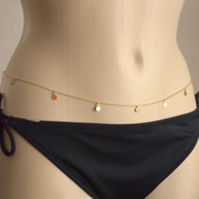 Sexy Sequin Waist Chain Bikini Body Chain Super Glitter Sequin Waist Chain Body Chain