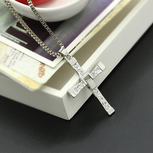 Clavicle Chain Star Same Fast and Furious 8 Cross Necklace Jewelry