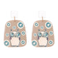 E9676 Earrings Female Cute Cartoon Owl Giraffe Earrings Creative Geometric Fun Earrings