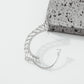 E1253 Internet celebrity ear bone clip fashion cold wing earrings geometric micro-inlaid personality earrings