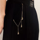 Jewelry cool metal seahorse tassel pendant pants bag accessories ins temperament all-match pants bag chain female