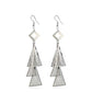 Multi-layer triangle personality hollow earrings vintage earrings earrings