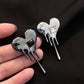 Fashion lava love brooch indifferent creative niche design heart-shaped suit pin collar accessories tide