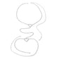 C292 Geometric Fashion Leg Ring Double Heart Claw Chain Rhinestone Body Chain Sexy Exaggerated Leg Chain Waist Chain
