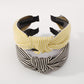 F4747 fabric net red sweet small fresh Mori headband knotted wash face go out press hair plaid simple headband
