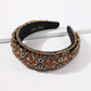 F2524 Fashion Thick Sponge Headband Baroque Show Same Style Headband Heavy Industrial Hair Accessories