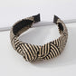 F3924 trendy temperament hair accessories simple personality net red hairpin braided wide-brimmed knotted headband female