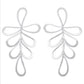 E1197 jewelry simple metal hollow geometric earrings light luxury cold temperament earrings