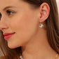 Fashion and exquisite devil's eye earrings copper micro-inlaid zircon eye earrings jewelry for women