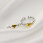 ins Mobius love ring retro fashion niche design cross opening index finger ring female