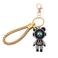 Violent lightning bear cartoon key chain couple school bag doll key pendant bag pendant car key