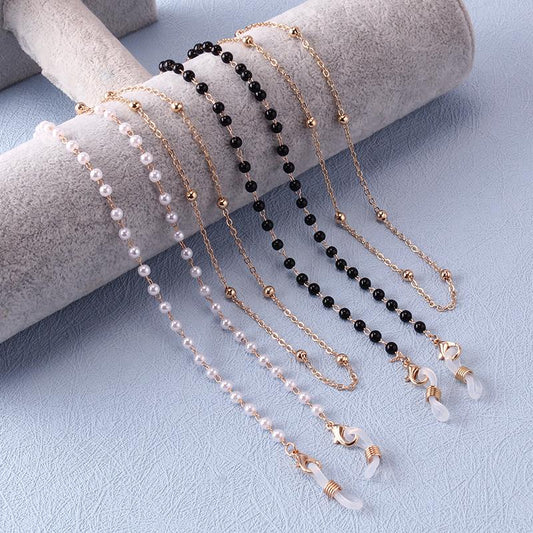 Jewelry Fashion Simple Pearl Glasses Chain Hanging Neck Anti-drop Glasses Rope Glasses Accessories