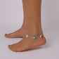 A13 Fashion Metal Anklet Cosmic Demon Eye Gossip Drop Oil Creative Simple Foot Jewelry