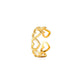 ins stainless steel hollow love design open ring fresh sweet simple fashion ladies ring