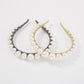 F3456 fashion hair hoop imitation pearl temperament lady hair accessories net red palace pressing hair head hoop female