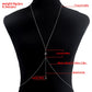 Jewelry bodychain with diamond hexagram pendant body chain ins net red sexy accessories female