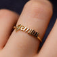 Jewelry Personality Simple Twelve Constellation Ring Alphabet Ring Ladies Open Index Finger Single Ring