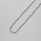 Fashion Simple Men's Stainless Steel Square Pearl Bamboo Single Chain Necklace Versatile Personality