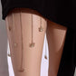Jewelry long tassel spider chain leg chain female exaggerated metal insect spider thigh chain