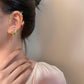 Ins diamond-studded butterfly ear hanger women without ear piercing butterfly ear bone clip fashion niche exaggerated wing ear clip