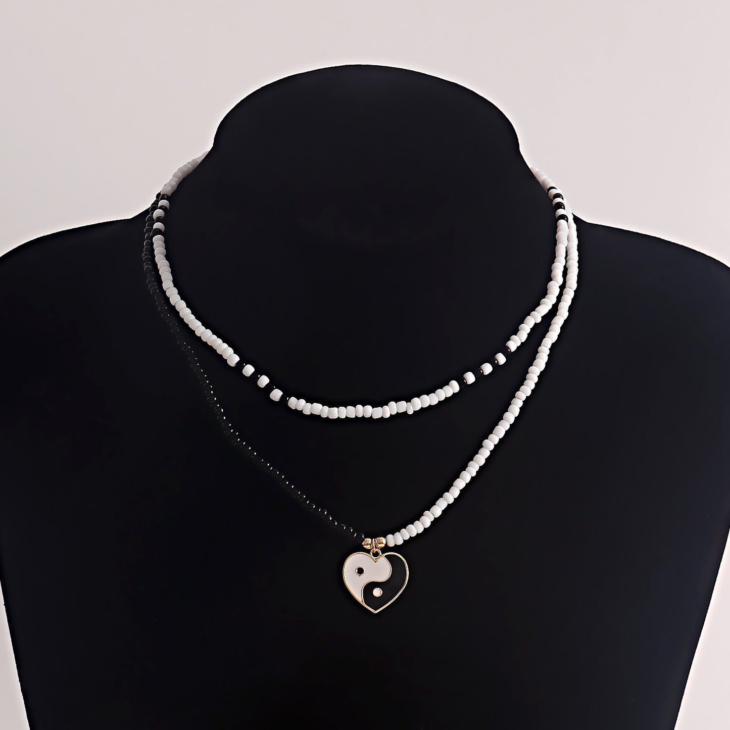 Bohemian colored rice beads drop oil gossip love beaded necklace female jewelry choker