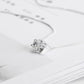 Jewelry fashion simple single zircon necklace sweet micro-inlaid pendant