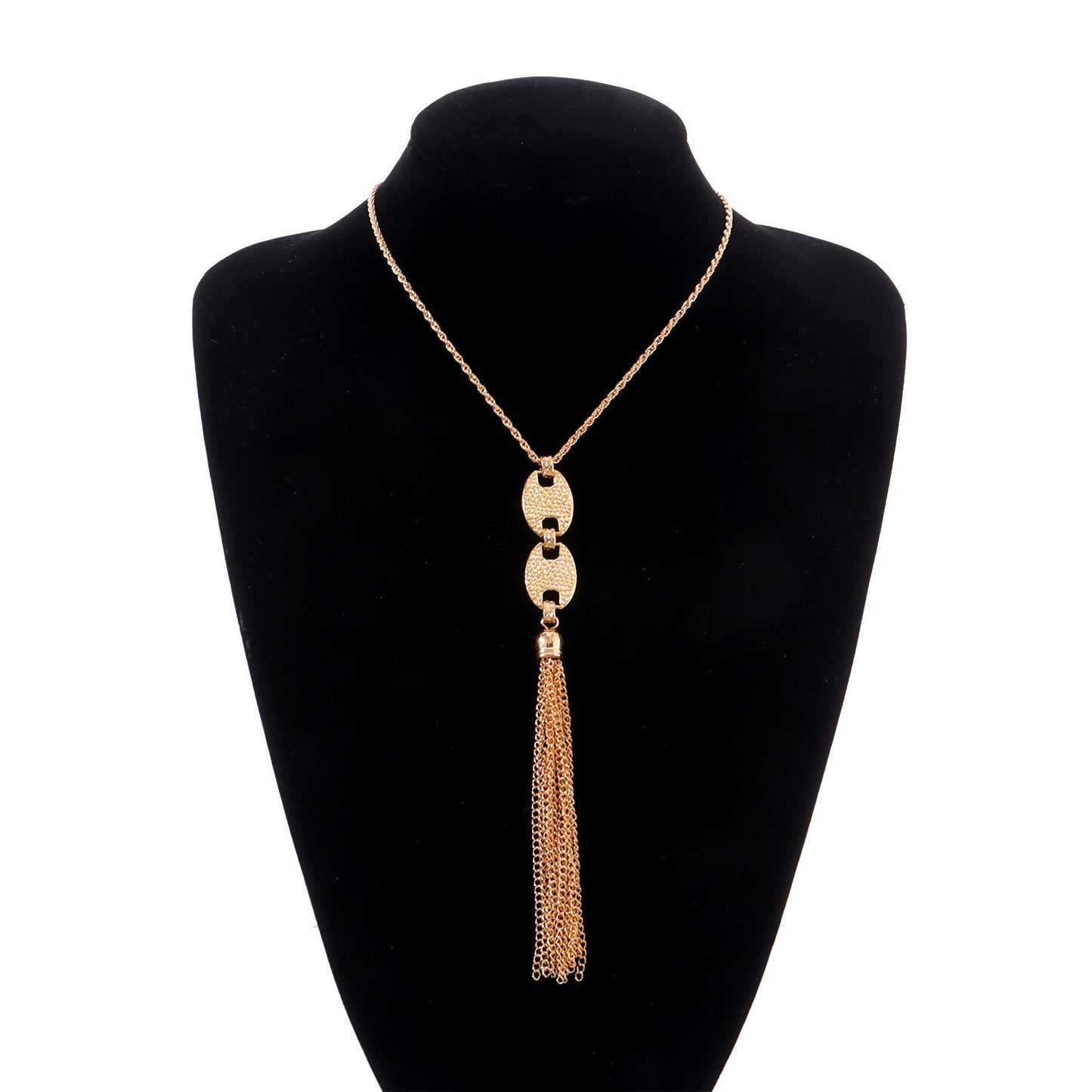 Jewelry Pig Nose Long Tassel Pendant Necklace Female Fashion Simple Chain Necklace Sweater Chain