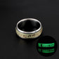 Ring titanium steel stainless steel ring creative luminous note ring ring ring