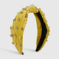 F4689 Jewelry fabric knotted water drop color diamond wide-brimmed headband Mori girl small fresh headband