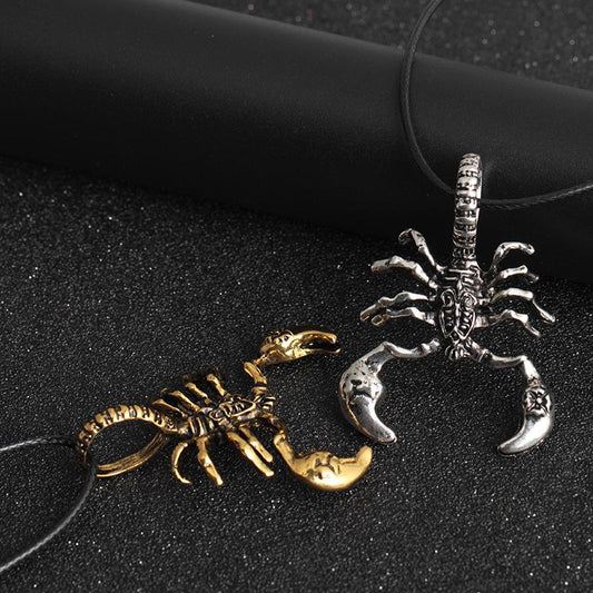 Punk Scorpion Necklace Fashion Hip Hop Scorpion Pendant Rock Jewelry