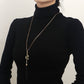 Jewelry Snake Pendant Sweater Chain Necklace Advanced Sense Long Design Geometric Tassel Necklace
