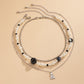 Jewelry Retro Mix and Match Dice Tai Chi Necklace Female Versatile Ghost Pendant Alphabet Beaded Necklace