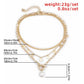 Jewelry Simple Retro Geometric Snake Bone Chain Necklace Feminine Sexy Disc OT Buckle Necklace