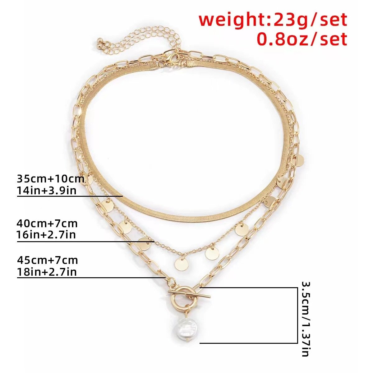 Jewelry Simple Retro Geometric Snake Bone Chain Necklace Feminine Sexy Disc OT Buckle Necklace