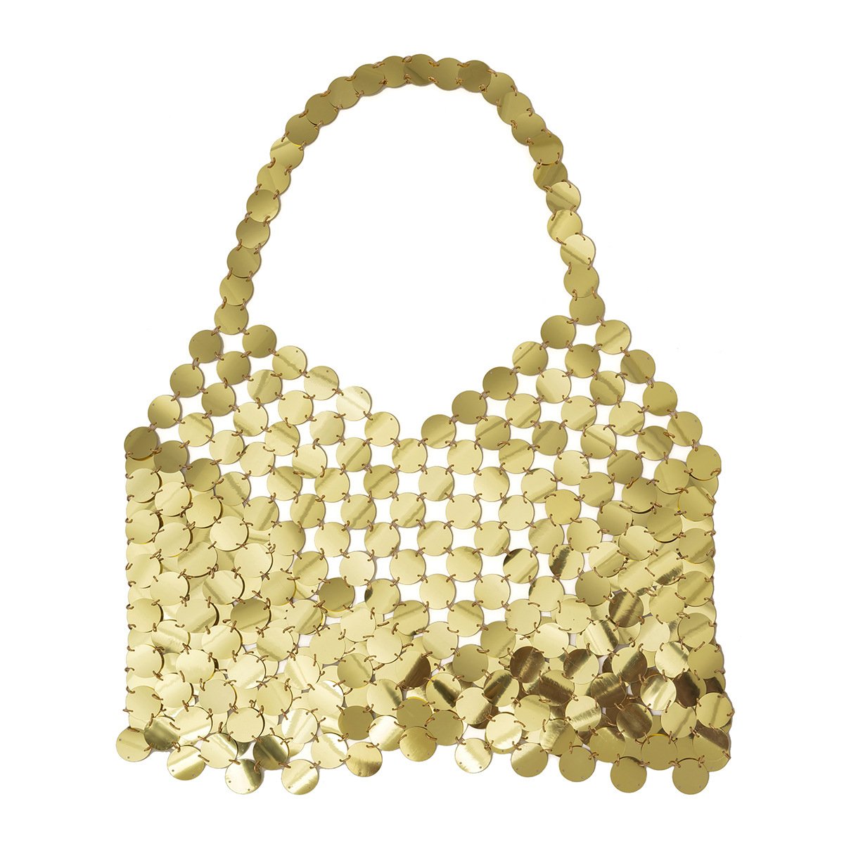 Jewelry Sexy Sequin V Neck Vest Handmade Dress Chain Night Shiny Disc Body Chain